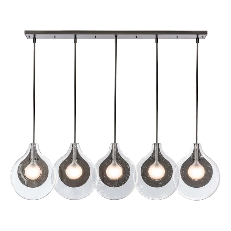 Hubbardton Forge Veneto 5 Light 54" Wide Linear Pendant - Image 1