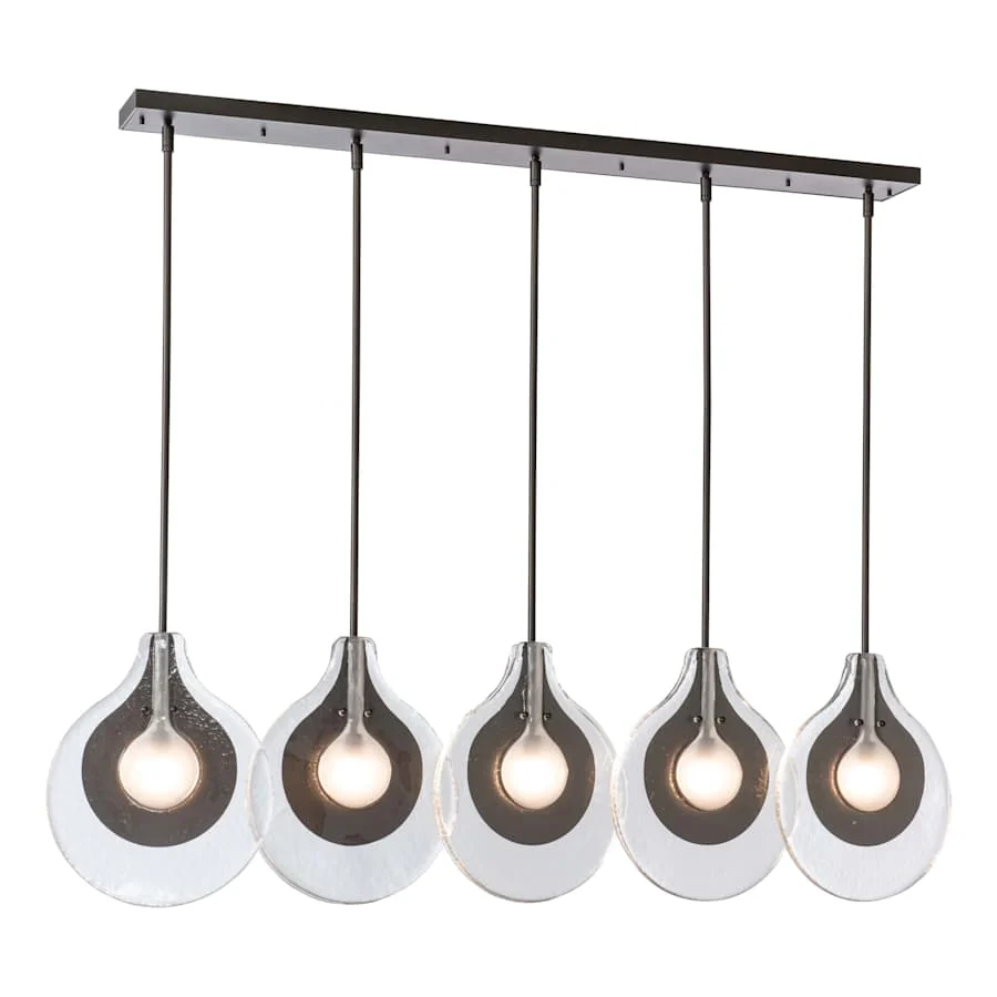 Hubbardton Forge Veneto 5 Light 54" Wide Linear Pendant - Image 2