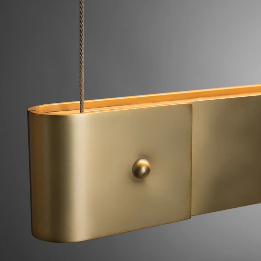 Hubbardton Forge Fold 2" Wide Suspension Linear Pendant - Image 3