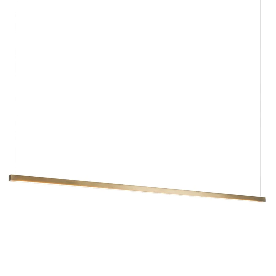 Hubbardton Forge Ingot 1" Wide Suspension Linear Pendant - Image 1