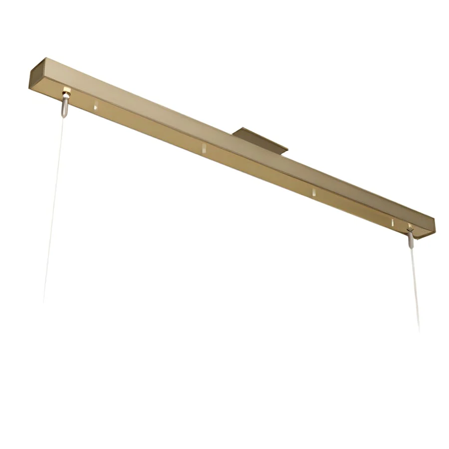 Hubbardton Forge Ingot 1" Wide Suspension Linear Pendant - Image 2