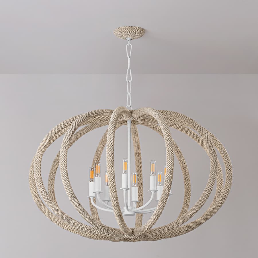 Hudson Valley Lighting Lewiston 8 Light 34" Wide Abstract Chandelier - Image 2