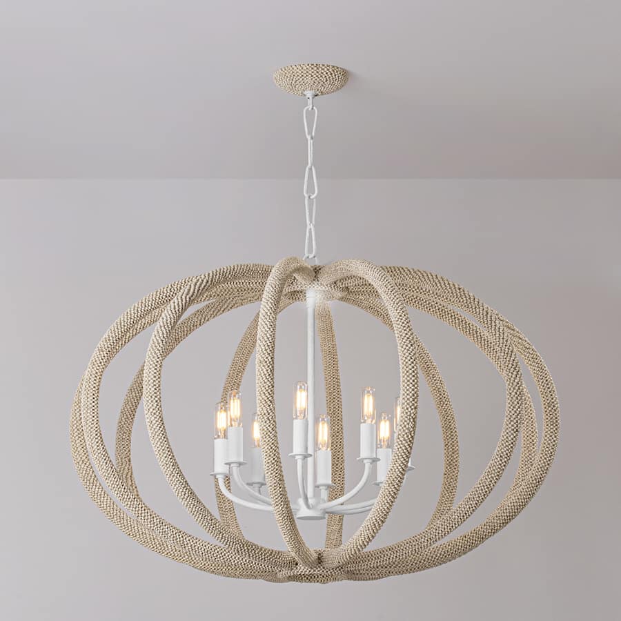 Hudson Valley Lighting Lewiston 8 Light 34" Wide Abstract Chandelier - Image 3
