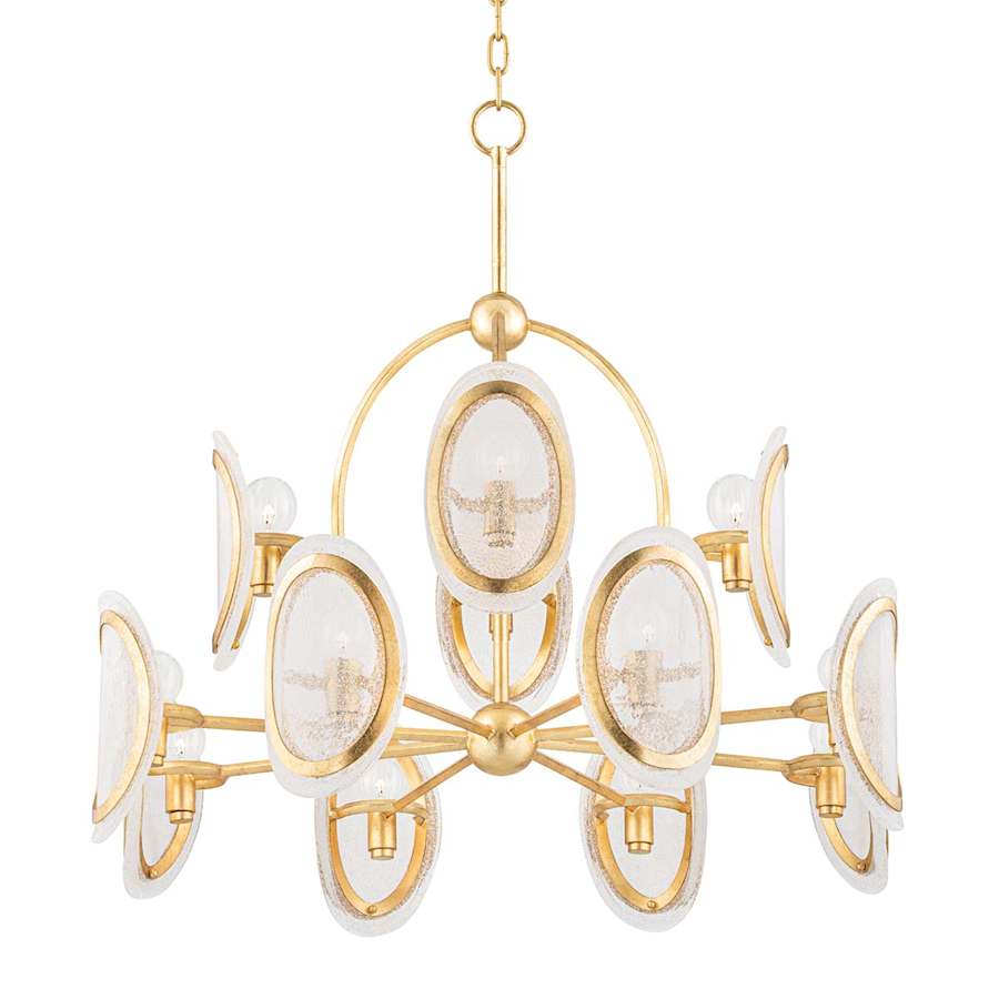 Hudson Valley Lighting Danes 12 Light 34" Wide Chandelier - Image 1