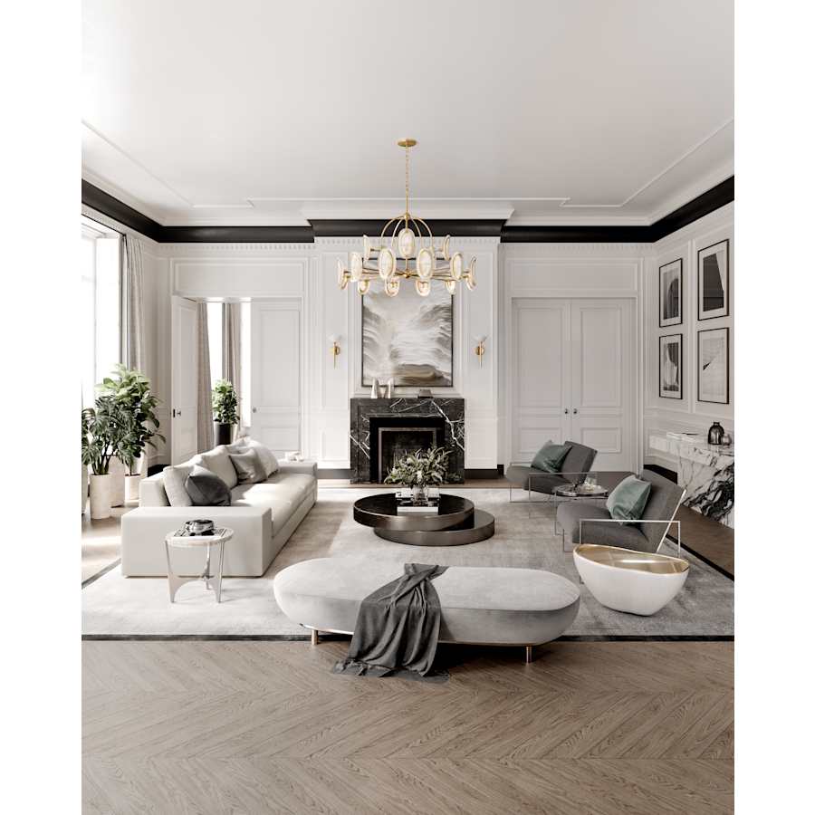 Hudson Valley Lighting Danes 18 Light 50" Wide Chandelier - Image 2