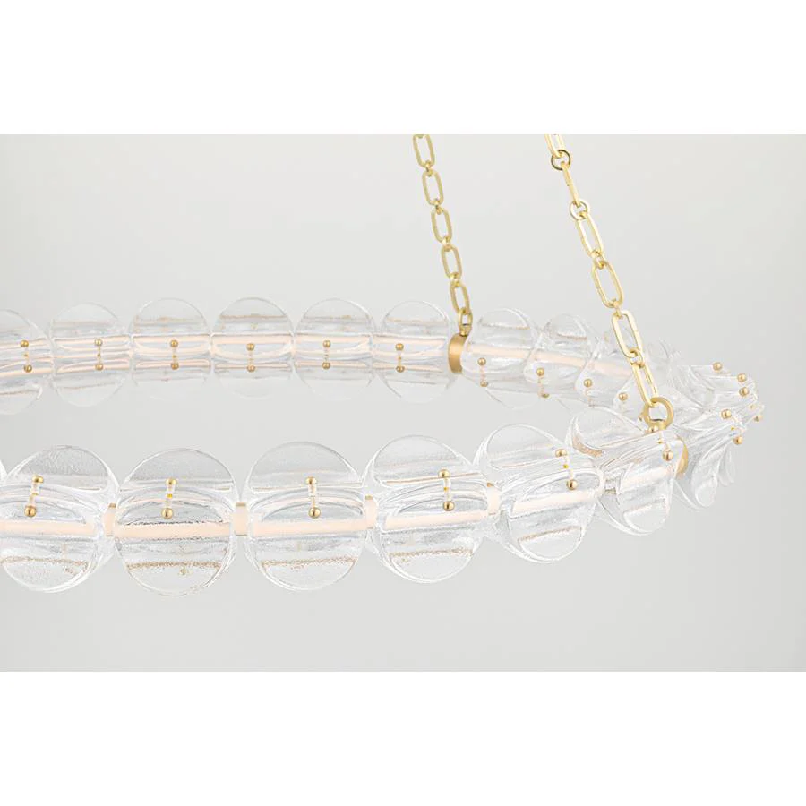 Hudson Valley Lighting Lindley 38" Wide LED Ring Chandelier - Image 2