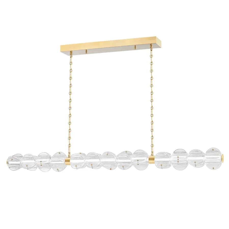 Hudson Valley Lighting Lindley 50" Wide LED Linear Chandelier - Image 1