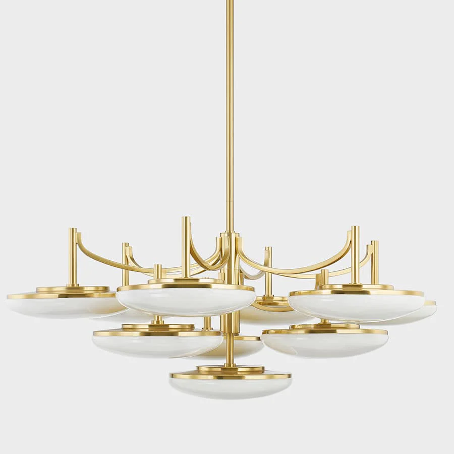 Hudson Valley Lighting Bregman 10 Light 31" Wide Flush Mount Ceiling Fixture - Image 2