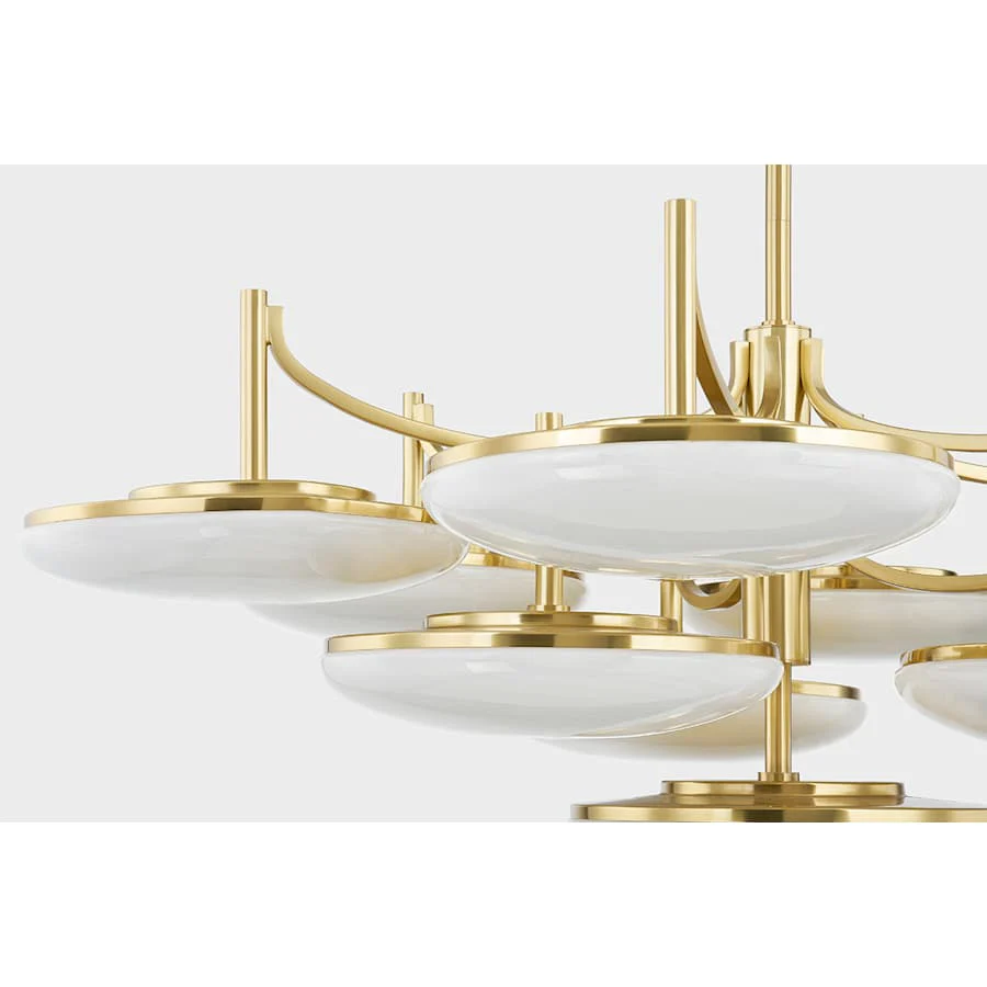 Hudson Valley Lighting Bregman 10 Light 31" Wide Flush Mount Ceiling Fixture - Image 3