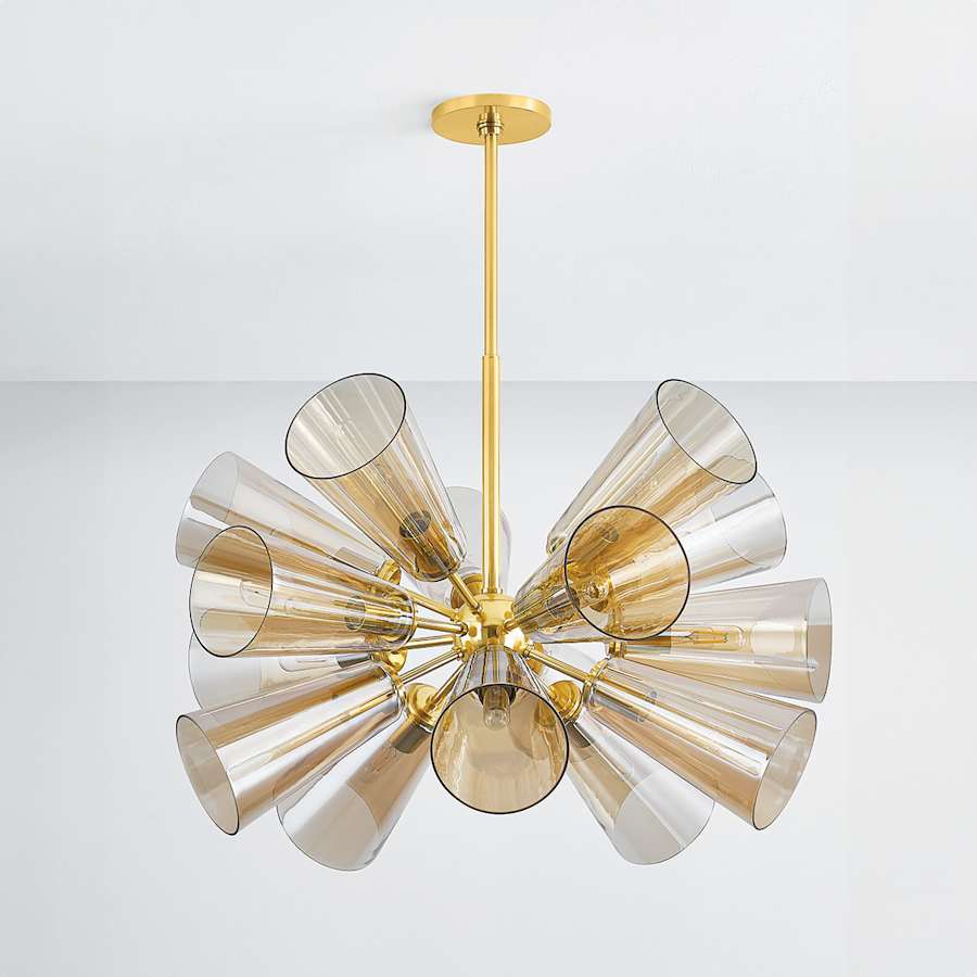 Hudson Valley Lighting Hartwood 15 Light 32" Wide Sputnik Chandelier - Image 2
