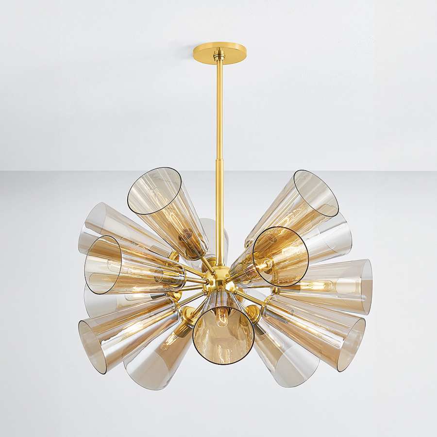 Hudson Valley Lighting Hartwood 15 Light 32" Wide Sputnik Chandelier - Image 3