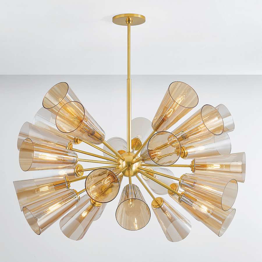 Hudson Valley Lighting Hartwood 25 Light 45" Wide Sputnik Chandelier - Image 3
