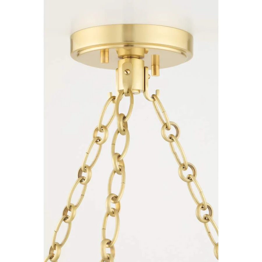 Hudson Valley Lighting Gaines 6 Light 30" Wide Drum Chandelier - Image 3