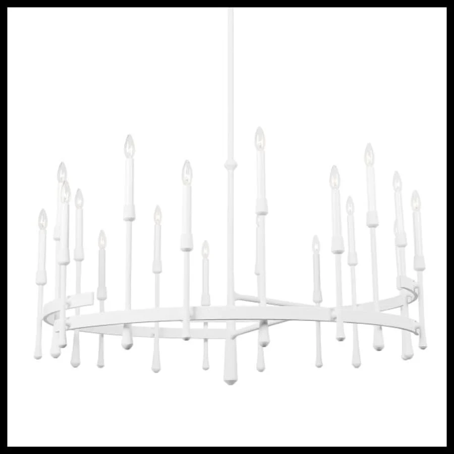 Hudson Valley Lighting Hathaway 18 Light 52" Wide Taper Candle Style Chandelier - Image 3