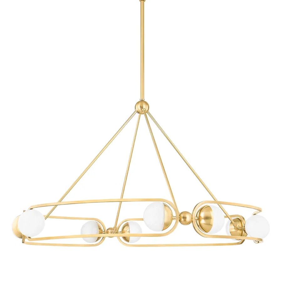 Hudson Valley Lighting Hartford 41" Wide 2700K LED Ring Chandelier - Image 1