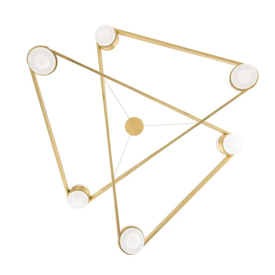 Hudson Valley Lighting Orbit 6 Light 38" Wide LED Abstract Chandelier - Image 2
