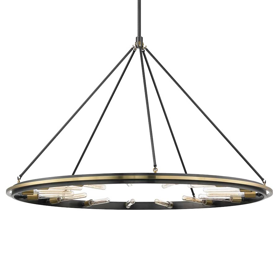 Hudson Valley Lighting Chambers 15 Light 58" Wide Ring Chandelier - Image 1