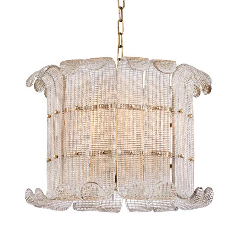 Hudson Valley Lighting Brasher 8 Light 23" Wide Pendant - Image 1