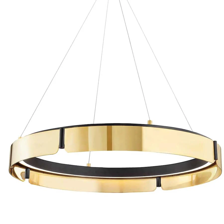 Hudson Valley Lighting Tribeca 33" Wide LED Ring Chandelier - Image 1