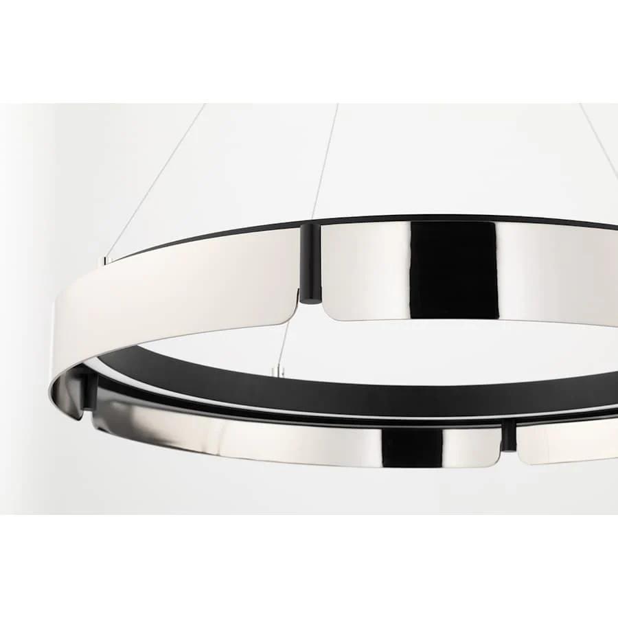 Hudson Valley Lighting Tribeca 33" Wide LED Ring Chandelier - Image 2