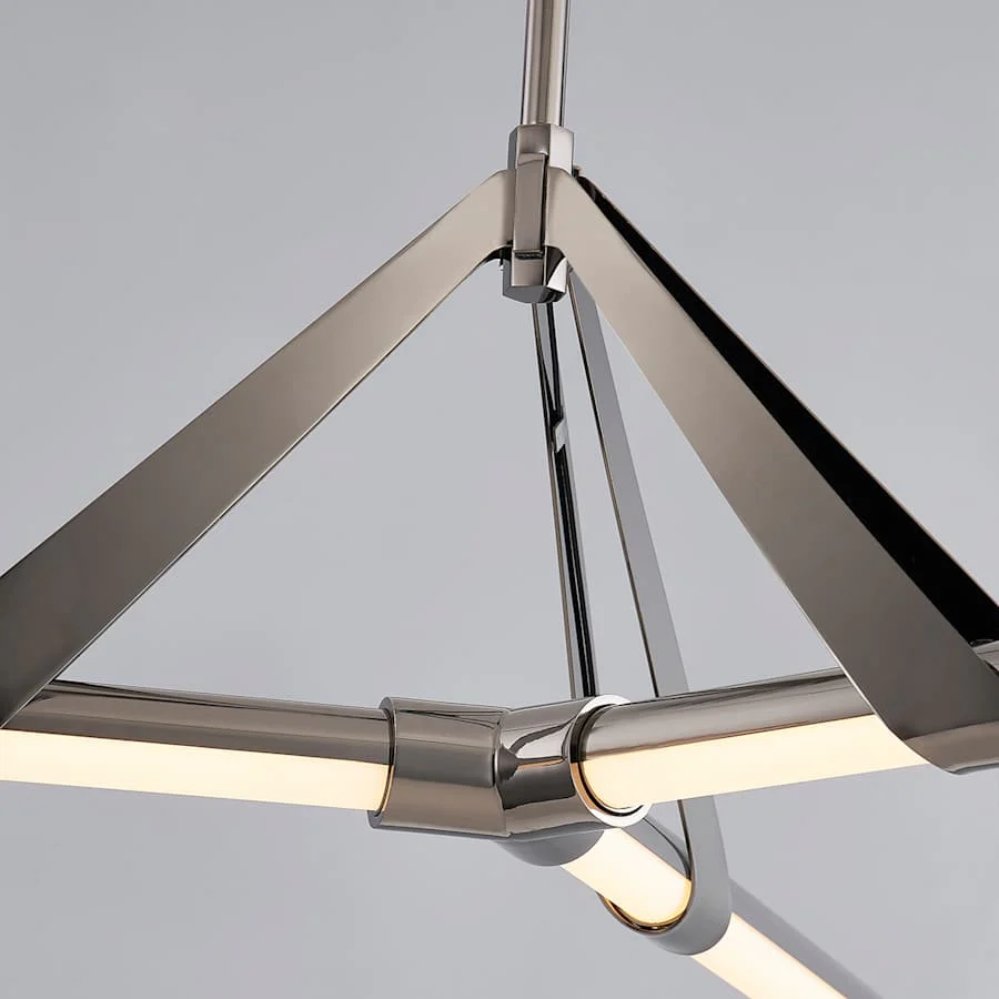 Hudson Valley Lighting Jonas 3 Light 46" Wide LED Sputnik Chandelier - Image 3