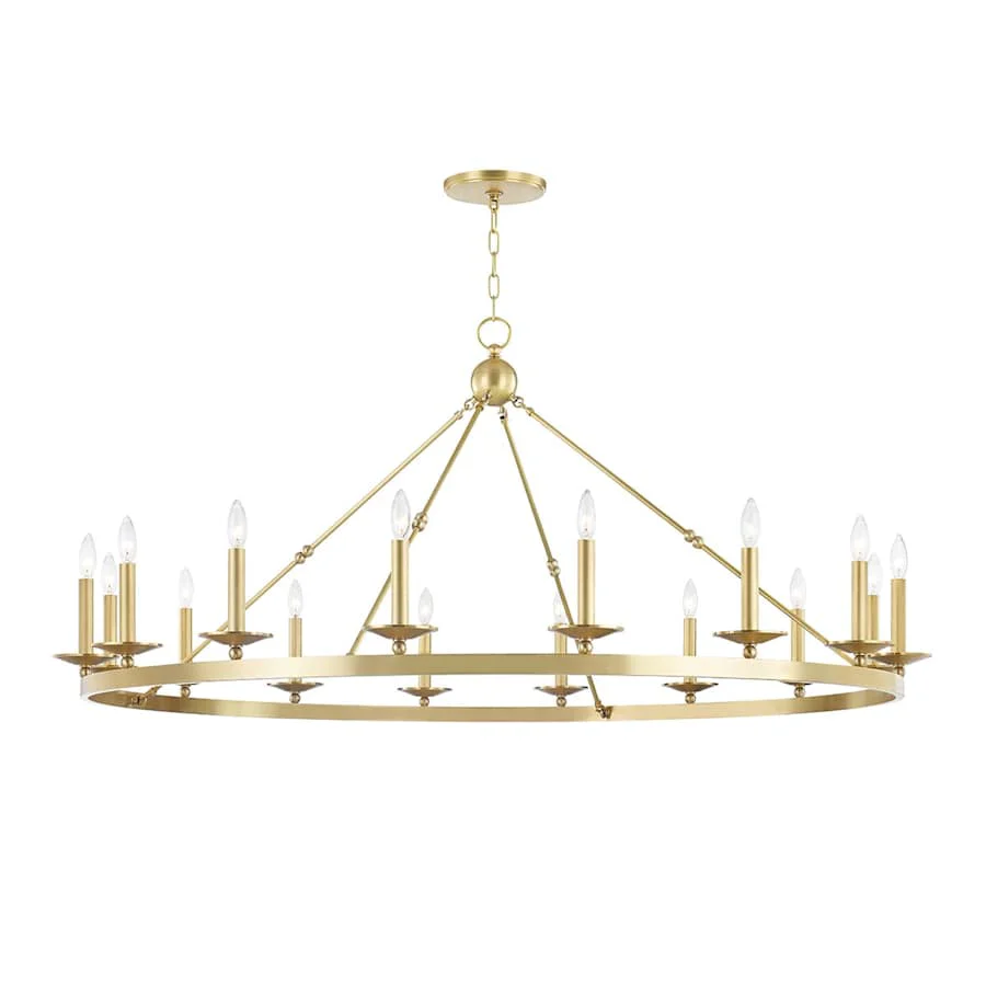 Hudson Valley Lighting Allendale 16 Light 58" Wide Taper Candle Chandelier - Image 1