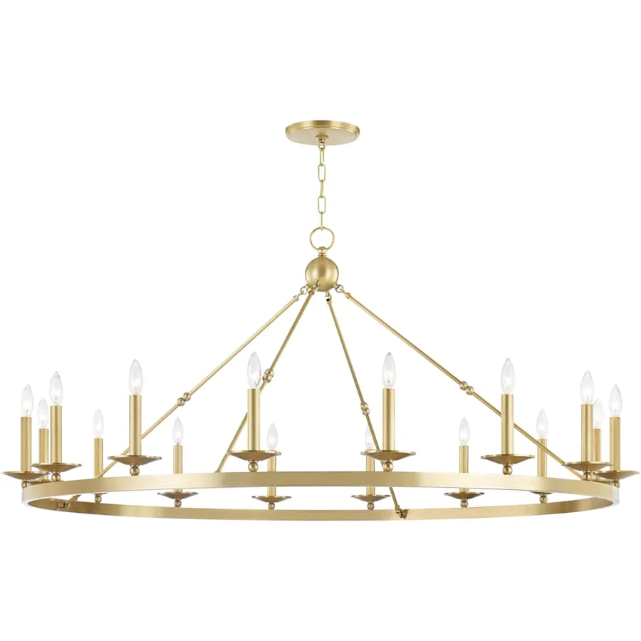 Hudson Valley Lighting Allendale 16 Light 58" Wide Taper Candle Chandelier - Image 3