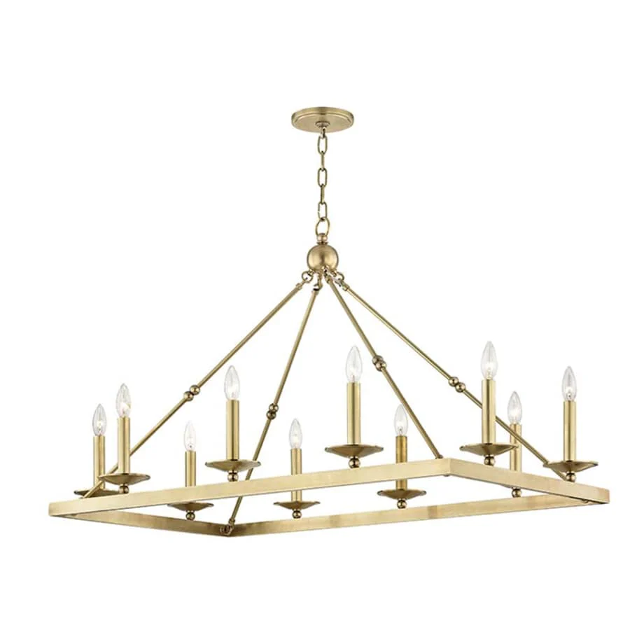 Hudson Valley Lighting Allendale 10 Light 45" Wide Taper Candle Chandelier - Image 1