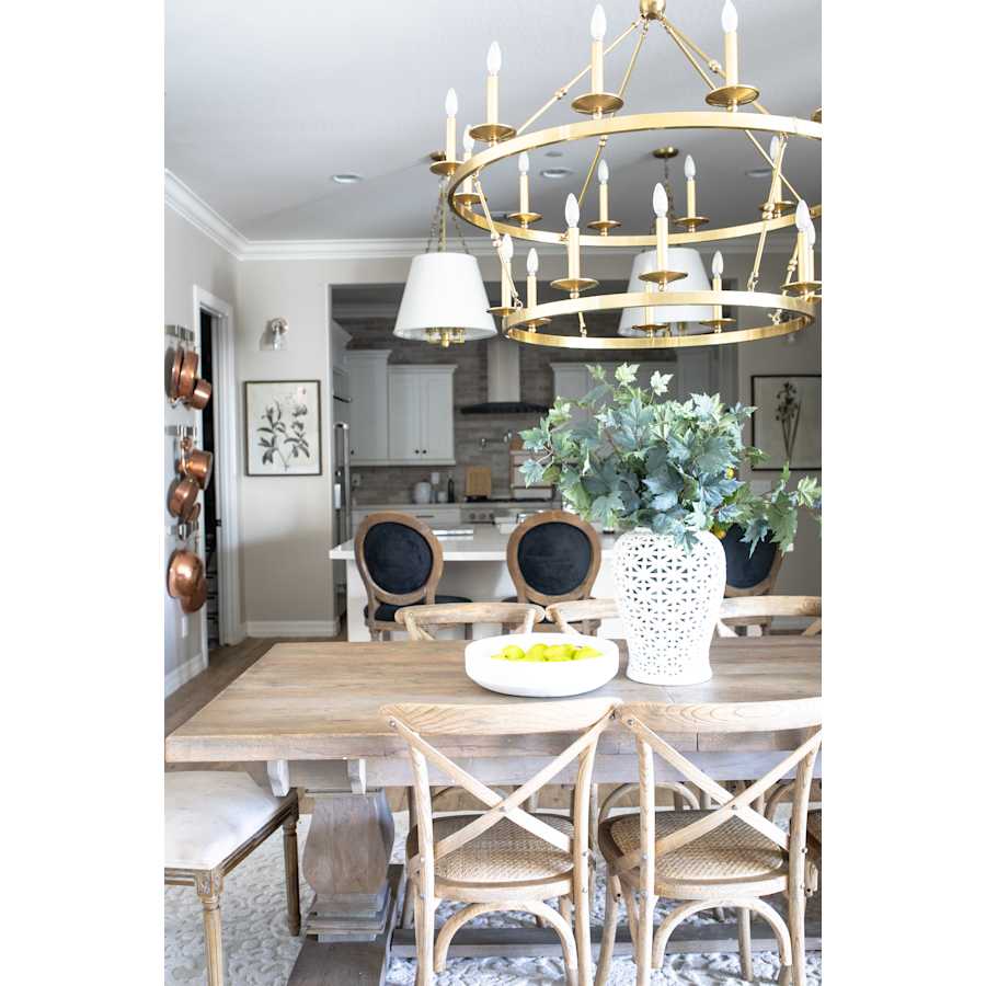 Hudson Valley Lighting Allendale 20 Light 47" Wide Two-Tier Candle Chandelier - Image 2