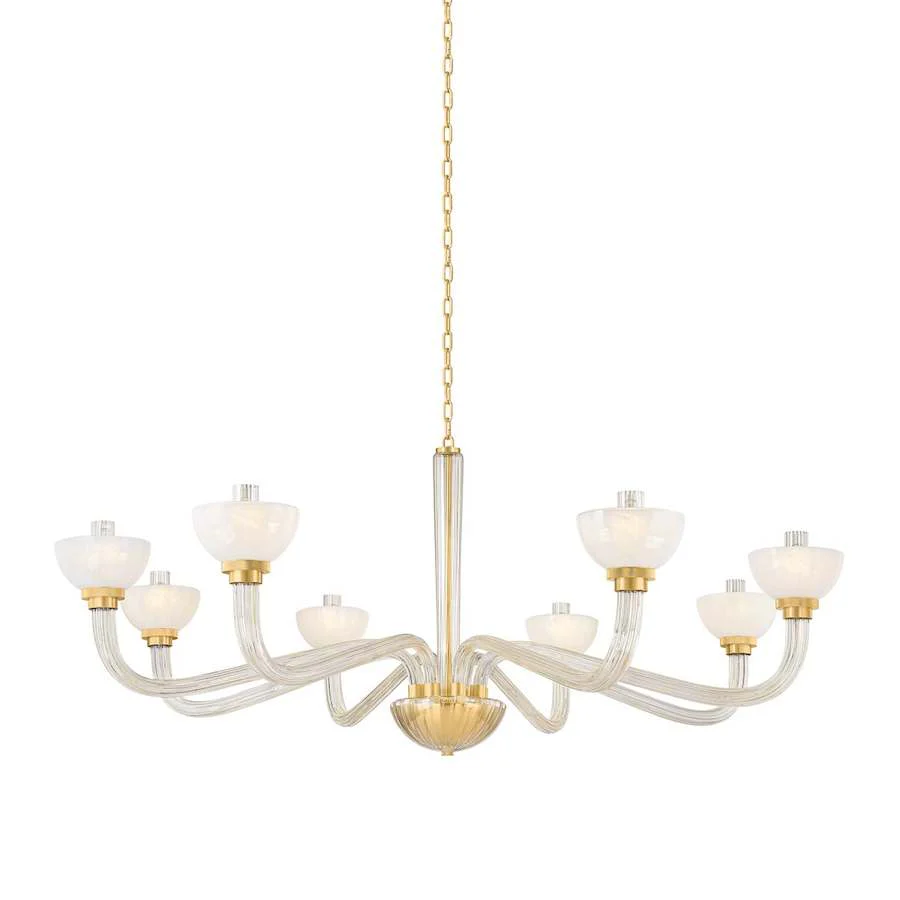 Hudson Valley Lighting St. lawrence 8 Light 62" Wide Chandelier - Image 1