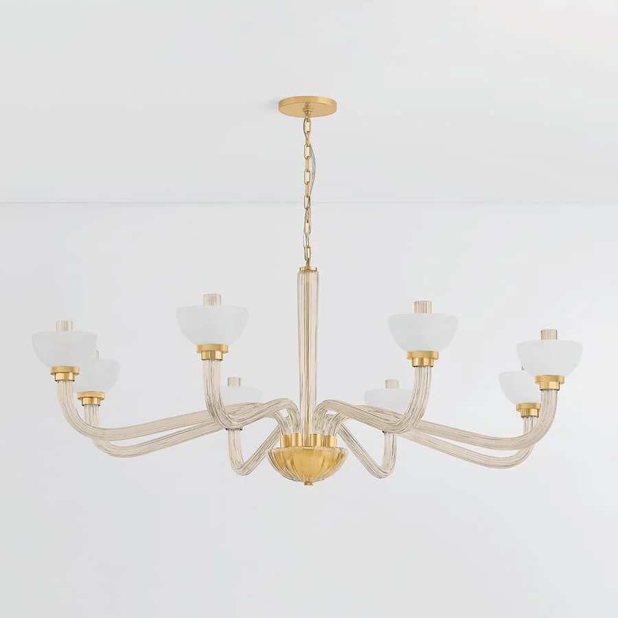 Hudson Valley Lighting St. lawrence 8 Light 62" Wide Chandelier - Image 2