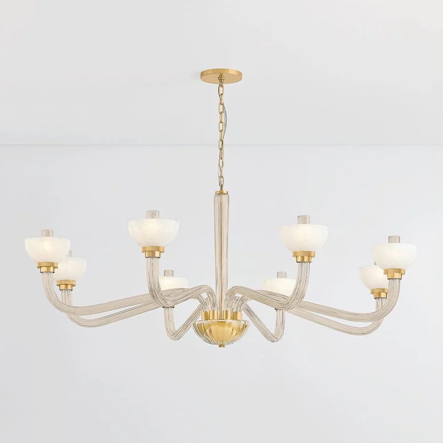 Hudson Valley Lighting St. lawrence 8 Light 62" Wide Chandelier - Image 3
