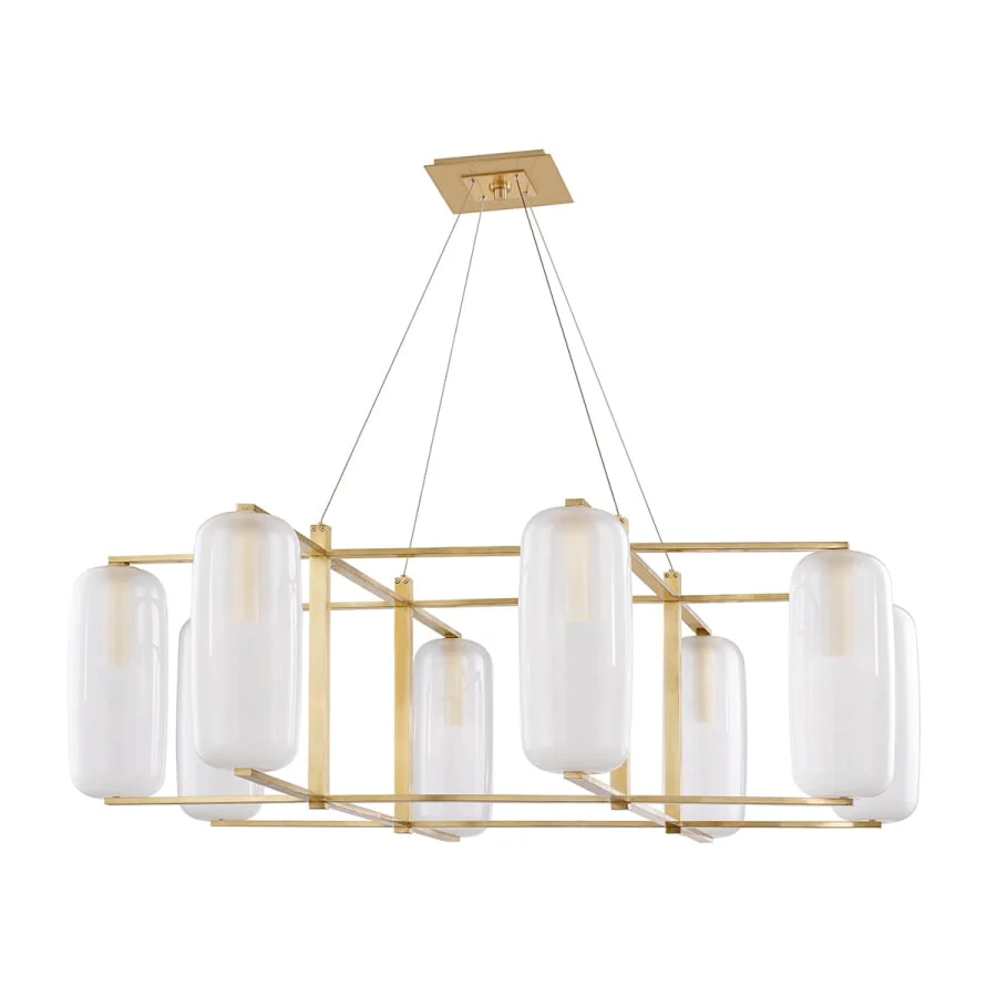 Hudson Valley Lighting Pebble 8 Light 48" Wide Chandelier - Image 2