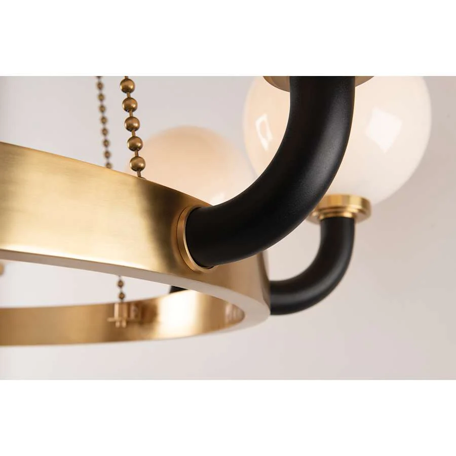 Hudson Valley Lighting Werner 8 Light 46" Wide Beaded Chandelier - Image 2