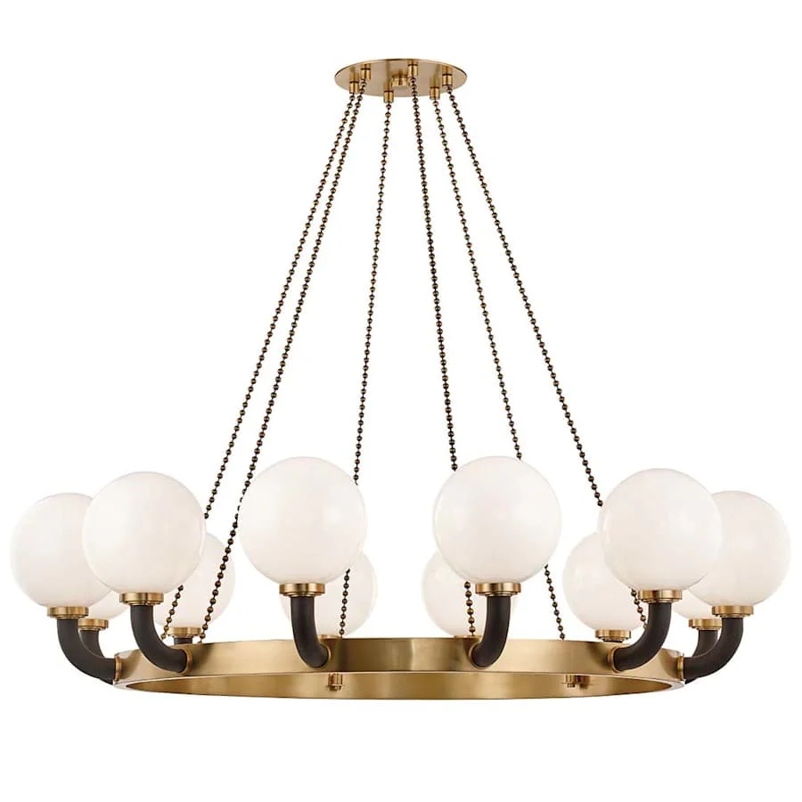 Hudson Valley Lighting Werner 12 Light 61" Wide Beaded Chandelier - Image 1