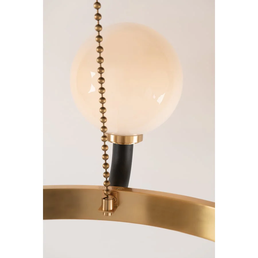 Hudson Valley Lighting Werner 12 Light 61" Wide Beaded Chandelier - Image 3