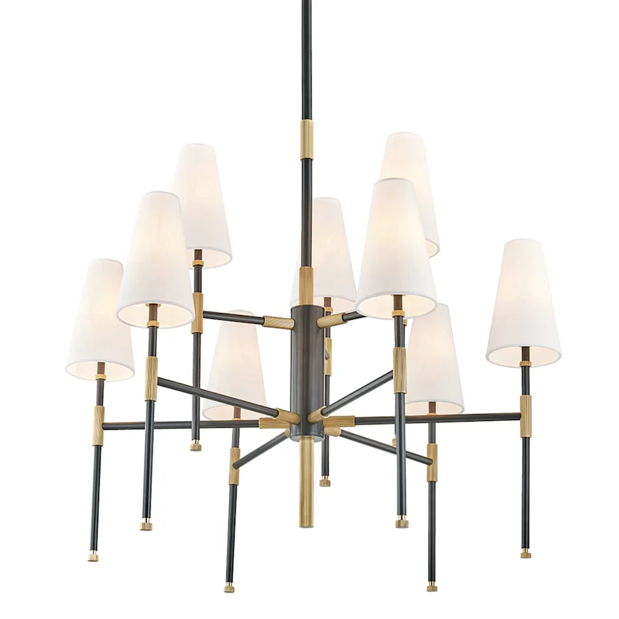 Hudson Valley Lighting Bowery 9 Light 34" Wide Chandelier - Image 2