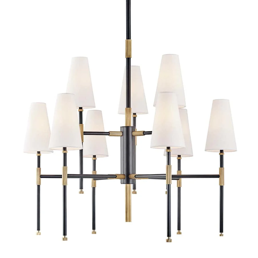 Hudson Valley Lighting Bowery 9 Light 34" Wide Chandelier - Image 1