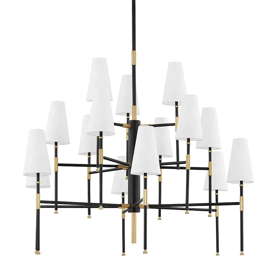 Hudson Valley Lighting Bowery 15 Light 48" Wide Chandelier - Image 1