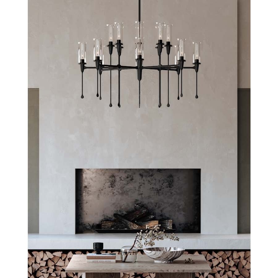 Hudson Valley Lighting Chisel 16 Light 41" Wide Taper Candle Chandelier - Image 2