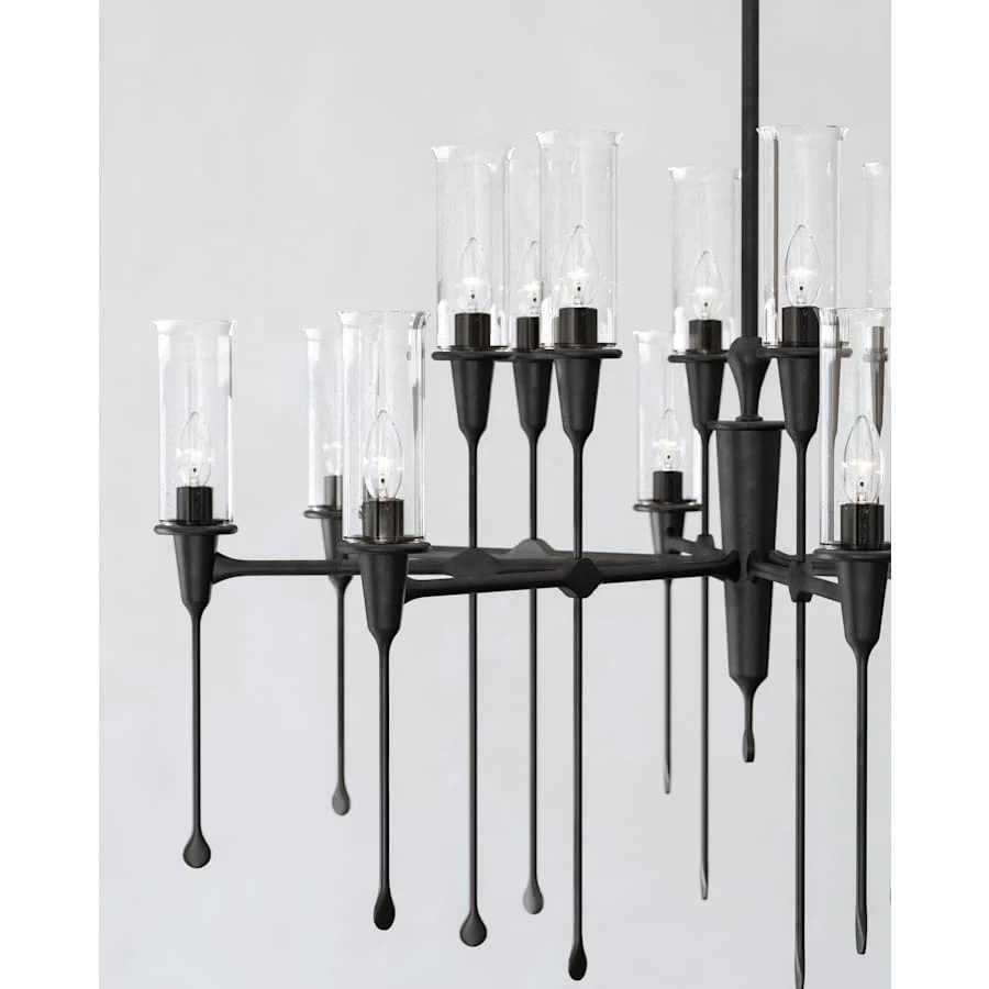 Hudson Valley Lighting Chisel 16 Light 41" Wide Taper Candle Chandelier - Image 3