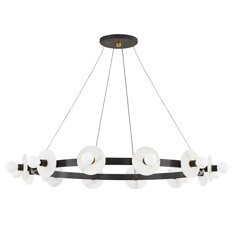 Hudson Valley Lighting Austen 12 Light 40" Wide Ring Chandelier - Image 1