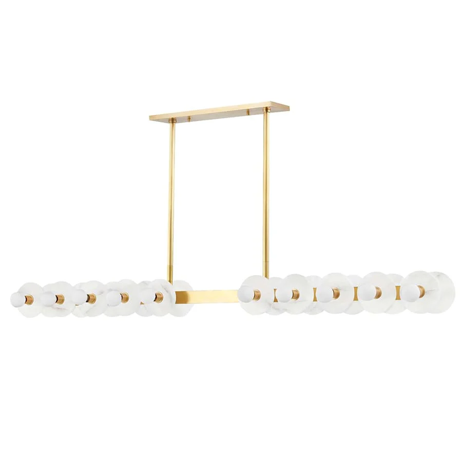 Hudson Valley Lighting Austen 20 Light 60" Wide LED Linear Chandelier - Image 1