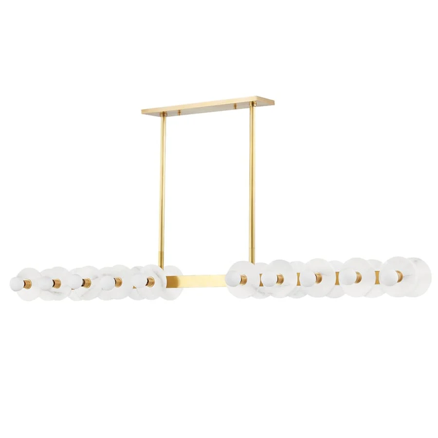 Hudson Valley Lighting Austen 20 Light 60" Wide LED Linear Chandelier - Image 2