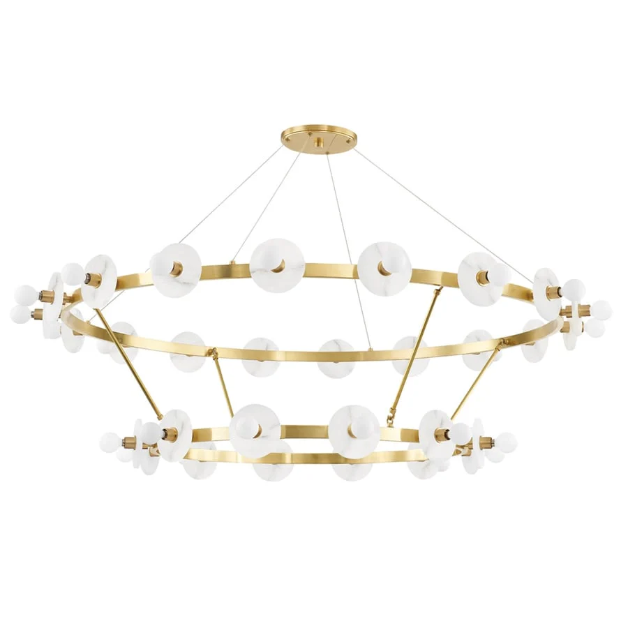 Hudson Valley Lighting Austen 30 Light 58" Wide LED Ring Chandelier - Image 2