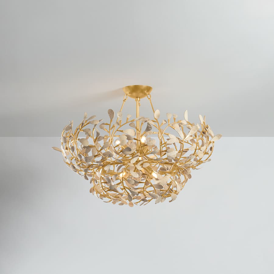 Hudson Valley Lighting Maybrook 6 Light 28" Wide Abstract Waterfall Chandelier - Image 3