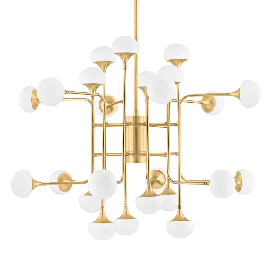 Hudson Valley Lighting Fleming 24 Light 46" Wide LED Abstract Chandelier - Image 1