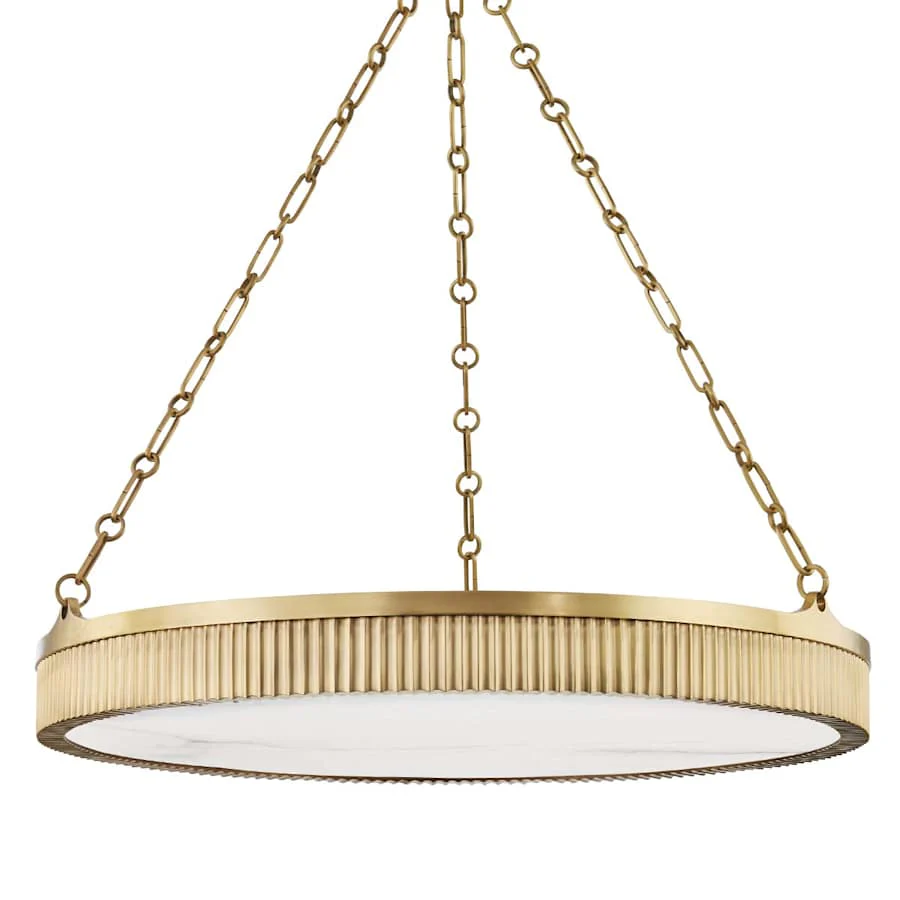 Hudson Valley Lighting Lynden 8 Light 30" Wide LED Drum Chandelier - Image 1