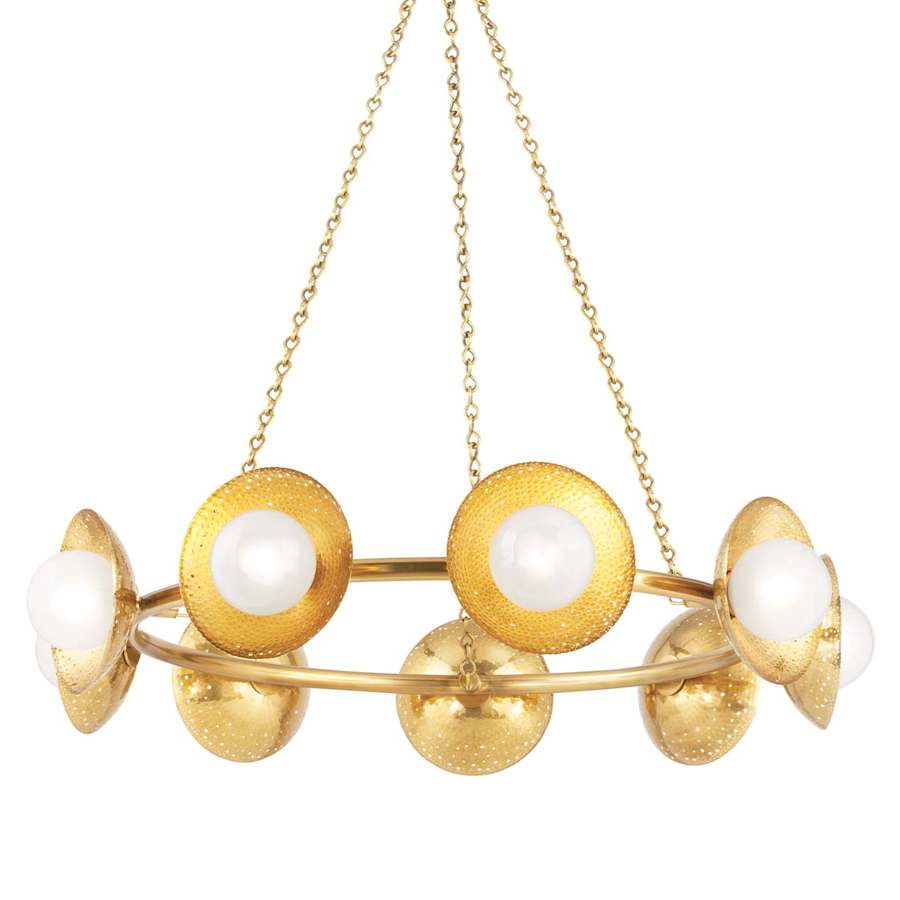 Hudson Valley Lighting Glimmer 9 Light 40" Wide Crystal Ring Chandelier - Image 1