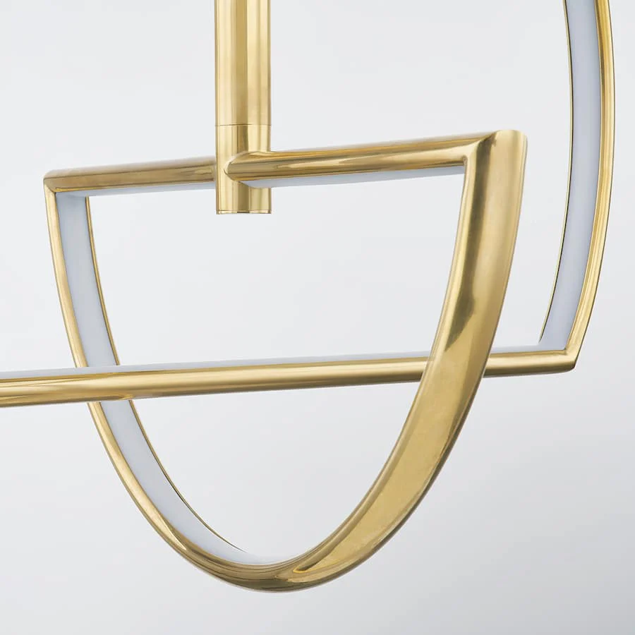 Hudson Valley Lighting Welland 28" Wide Abstract Chandelier - Image 3